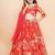 Girls floral printed sequined ready to wear lehenga & blouse with dupatta