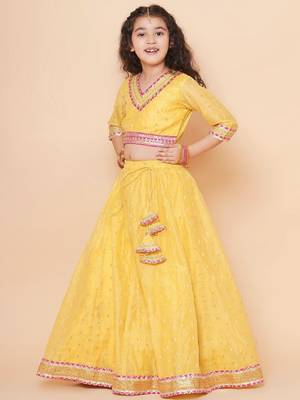 Girls ready to wear lehenga & blouse with dupatta 4