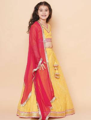 Girls ready to wear lehenga & blouse with dupatta 3