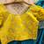 Tie and dye gajraj thread work embroidered silk lehenga choli with dupatta