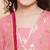 Girls foil printed v-neck lehenga & blouse with dupatta