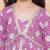 Girls floral printed bell sleeves gotta patti angrakha kurta with sharara
