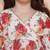 Girls floral printed tiered anarkali sequinned kurta with sharara