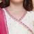 Girls woven design angrakha gotta patti kurta with sharara & dupatta