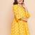 Girls ethnic motifs printed angrakha gotta patti pure cotton kurta with sharara