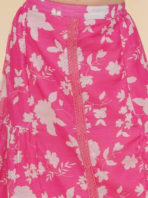 Girls printed ready to wear lehenga & blouse 3