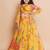 Girls printed v-neck sequinned ready to wear lehenga & blouse