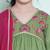 Girls floral embroidered anarkali kurta with trousers & dupatta
