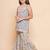 Girls ethnic motifs printed gotta patti pure cotton kurta with sharara