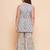 Girls ethnic motifs printed gotta patti pure cotton kurta with sharara