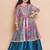 Girls printed sequinned ready to wear lehenga with blouse & shrug