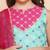 Girls ethnic motifs printed gotta patti straight kurti set