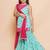 Girls ethnic motifs printed gotta patti straight kurti set