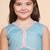 Girls floral printed empire gotta patti a-line kurta with sharara