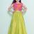 Girls girls printed sequinned ready to wear lehenga with blouse & shrug