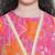 Girls girls printed sequinned ready to wear lehenga with blouse & shrug