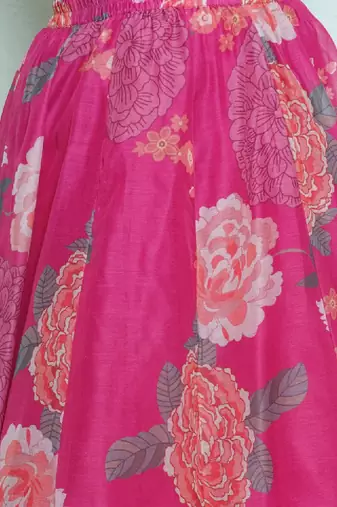Girls printed gotta patti ready to wear lehenga & blouse with dupatta