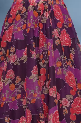 Girls printed ready to wear lehenga & blouse with dupatta