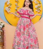 Floral printed maxi dress