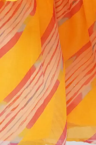 Girls printed angrakha gotta patti kurta with sharara & with dupatta