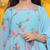 Girls floral printed regular gotta patti kurta with sharara & with dupatta