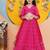 Girls floral embroidered ready to wear lehenga & blouse with dupatta