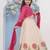 Girls embroidered mirror work ready to wear lehenga & blouse with dupatta