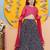 Girls embroidered mirror work ready to wear lehenga & blouse with dupatta