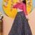 Girls embroidered mirror work ready to wear lehenga & blouse with dupatta