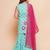 Girls ethnic motifs printed empire gotta patti kurti with sharara & with dupatta