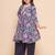 Girls floral printed empire gotta patti pure cotton kurta with palazzos