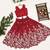 Girls maroon embroidered ready to wear lehenga & choli