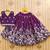 Girls purple embroidered ready to wear lehenga & choli