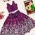 Girls purple embroidered ready to wear lehenga & choli