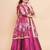 Girls floral printed sequinned ready to wear lehenga & blouse with shrug