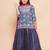 Girls floral printed cotton ready to wear lehenga & blouse with dupatta