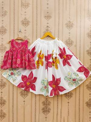 Tie and dye kedar printed lehenga choli 2