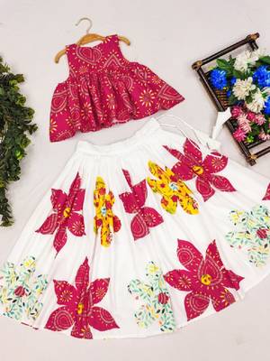 Tie and dye kedar printed lehenga choli 4