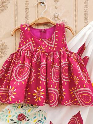 Tie and dye kedar printed lehenga choli 3