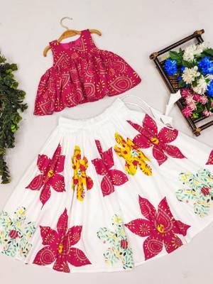 Tie and dye kedar printed lehenga choli 4