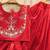 Tie and dye krishna dyed silk lehenga choli