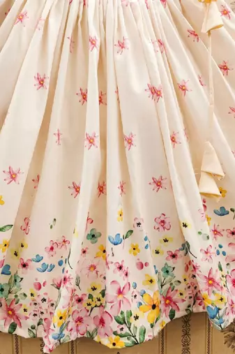 Girls printed ready to wear lehenga with blouse