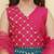 Girls embroidered mirror work ready to wear lehenga & blouse with dupatta