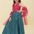 Girls embroidered mirror work ready to wear lehenga & blouse with dupatta