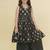 Girls printed pure cotton gotta patti angrakha kurta with sharara