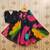 Girls black tie & dye ready to wear lehenga & choli
