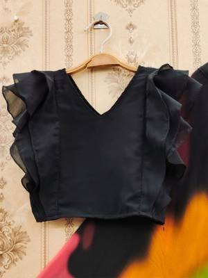 Girls black tie & dye ready to wear lehenga & choli 3