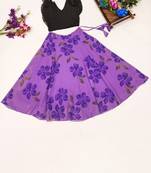 Tie and dye printed lehenga choli