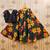 Girls green tie and dye ready to wear lehenga & choli