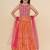 Girls embroidered patchwork ready to wear lehenga & blouse with dupatta